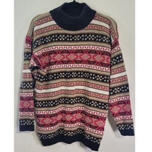 Vintage Paul Harris Sweater Womens Medium 80's Vintage Sweater Boho Grandpa Core